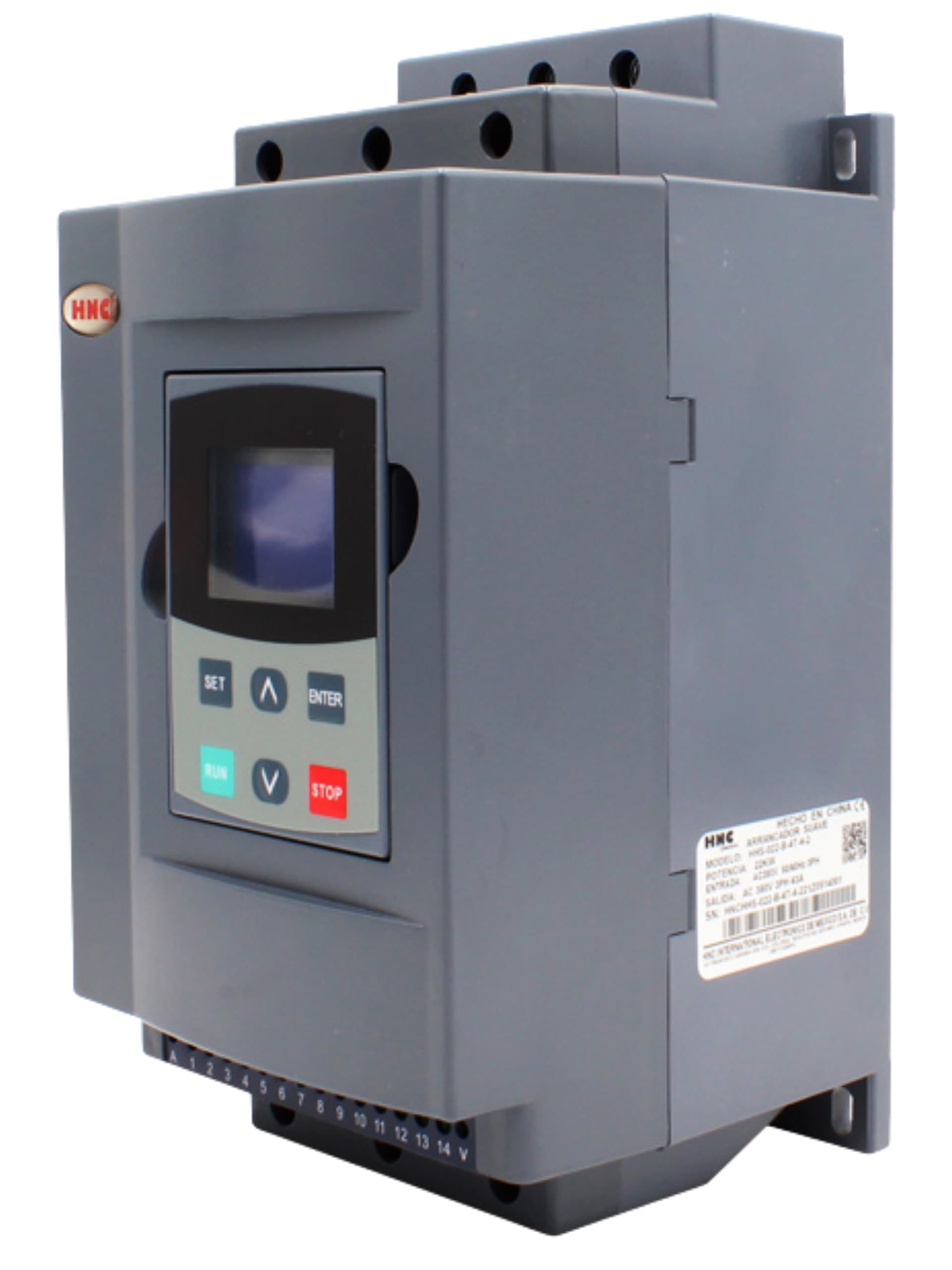 ARRANCADOR SUAVE 380VAC/7.5KW, 460VAC/7.5KW HHS-7R5-B-4T-4-2