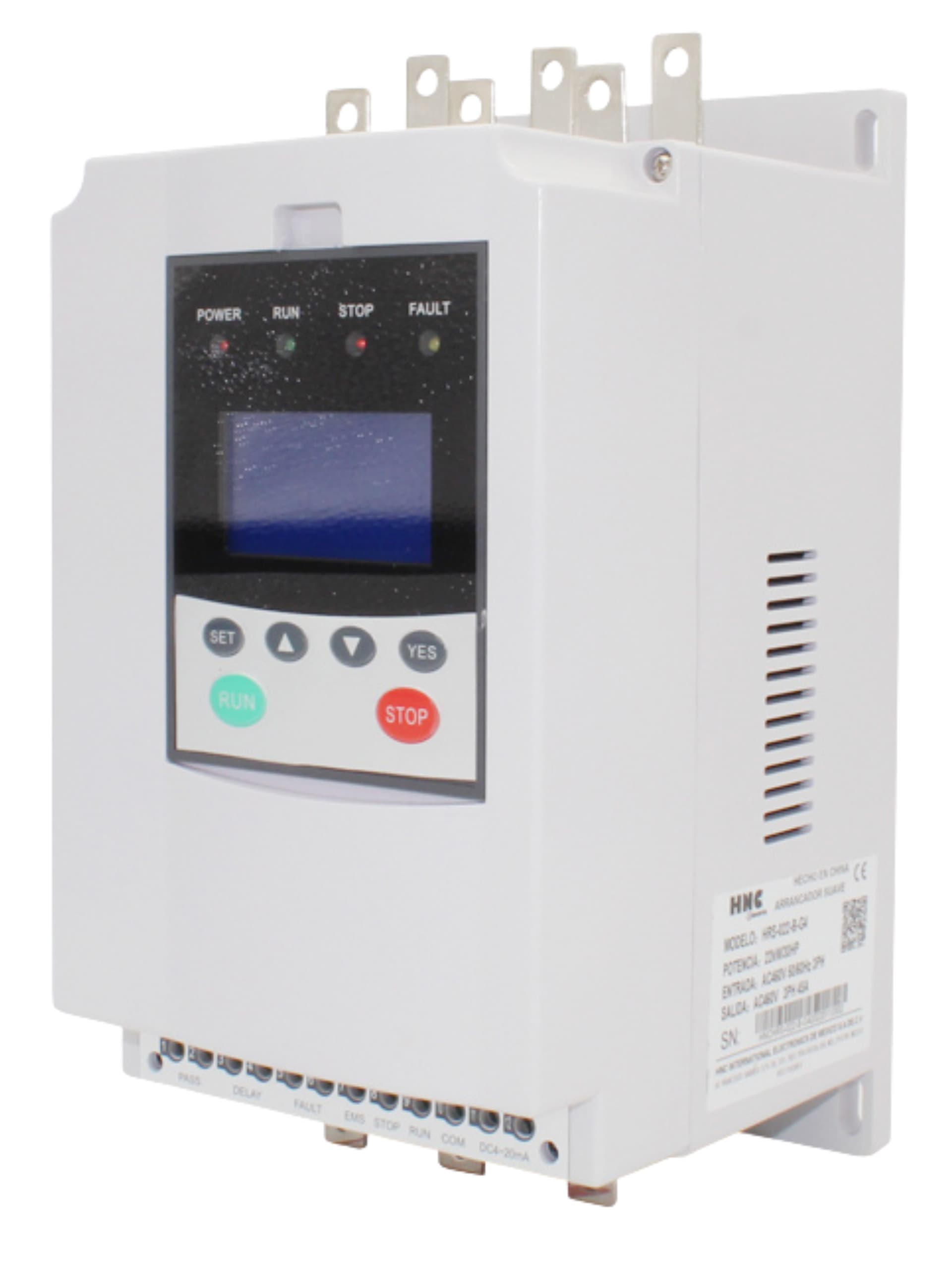 ARRANCADOR SUAVE TRIFASICO 380-415VAC/30KW/60AMP HRS-030-B-G3