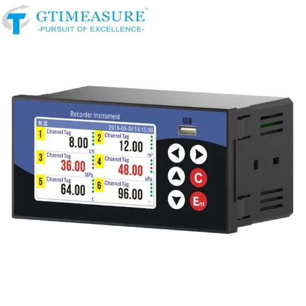 Registrador de Temperaturas Datalogger de 6 canales